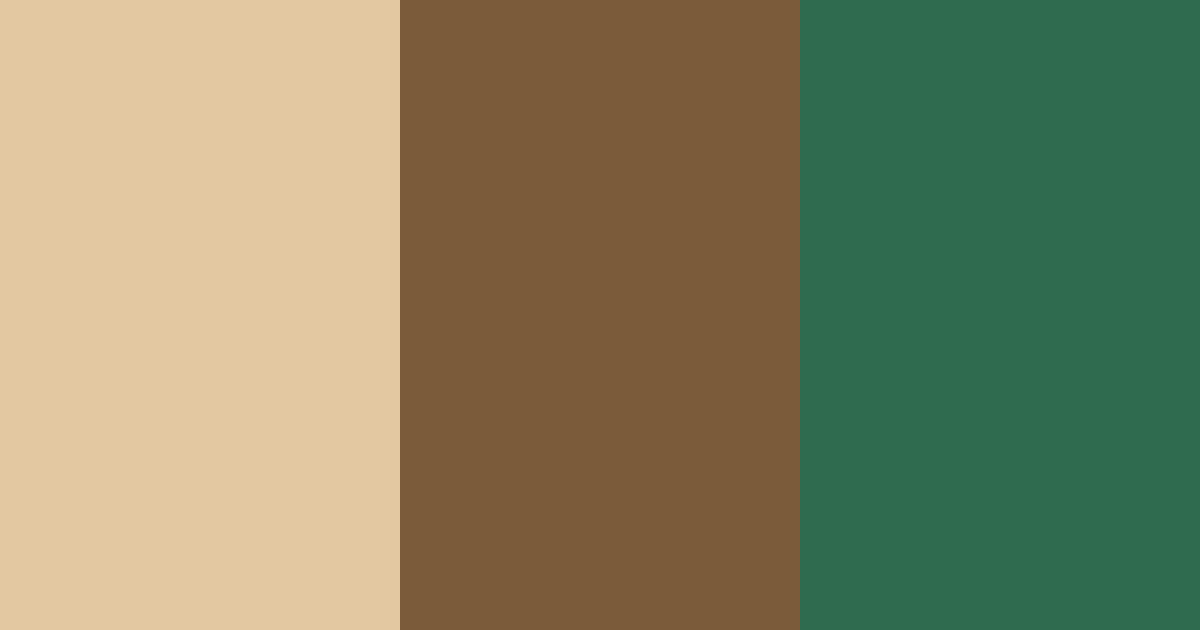 Download light brown green color palette PNG image (landscape)