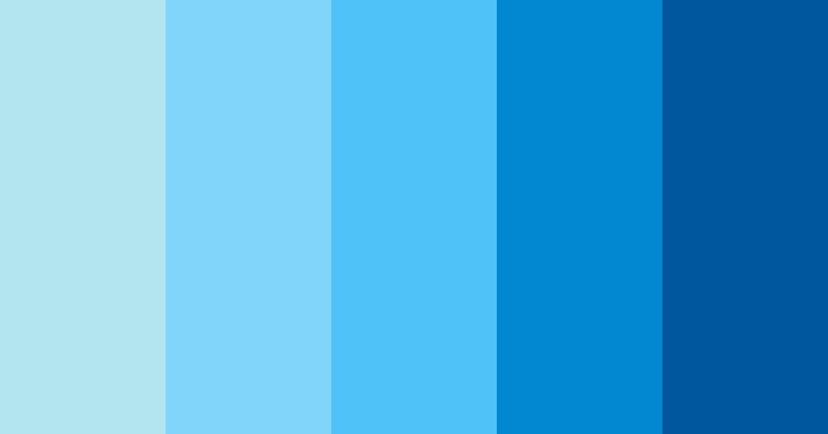 Download blue cycle color palette PNG image (landscape)