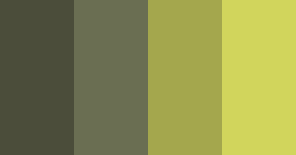 Download smoky lime color palette PNG image (landscape)