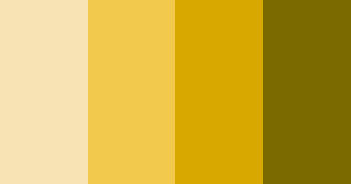 Download golden sunshine color palette PNG image (landscape)