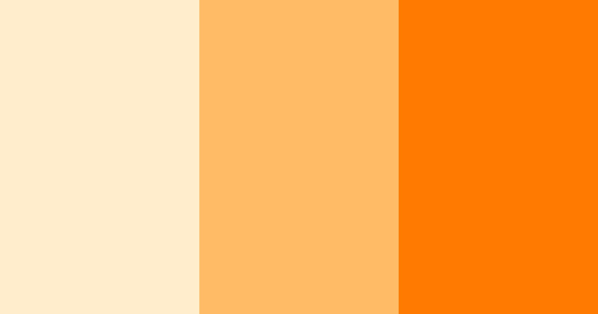 Download orange sunset color palette PNG image (landscape)