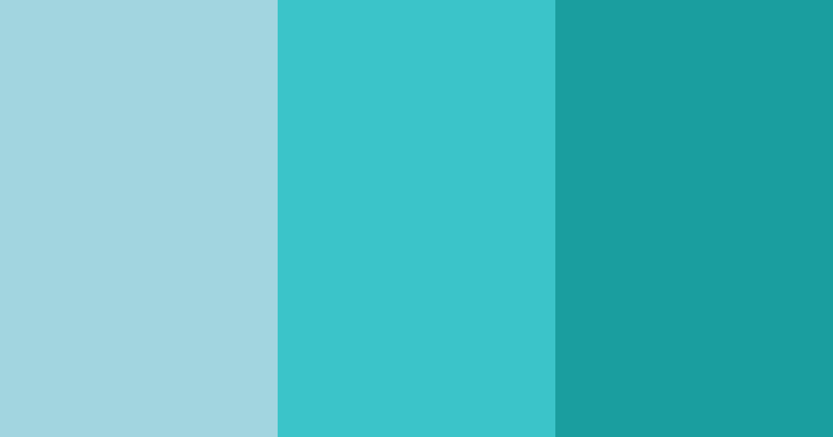 Download civic teal harmony color palette PNG image (landscape)