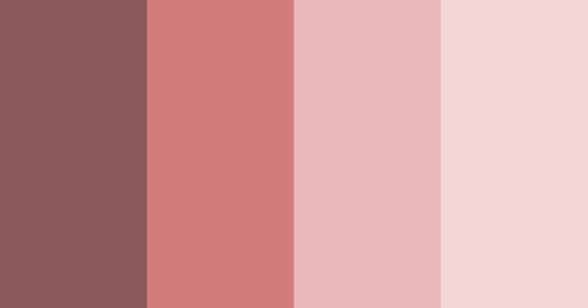 Download pearly red cascade color palette PNG image (landscape)
