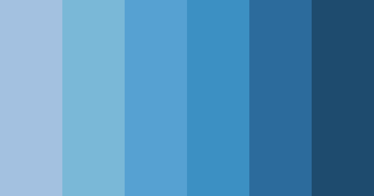 Download light blue color palette PNG image (landscape)