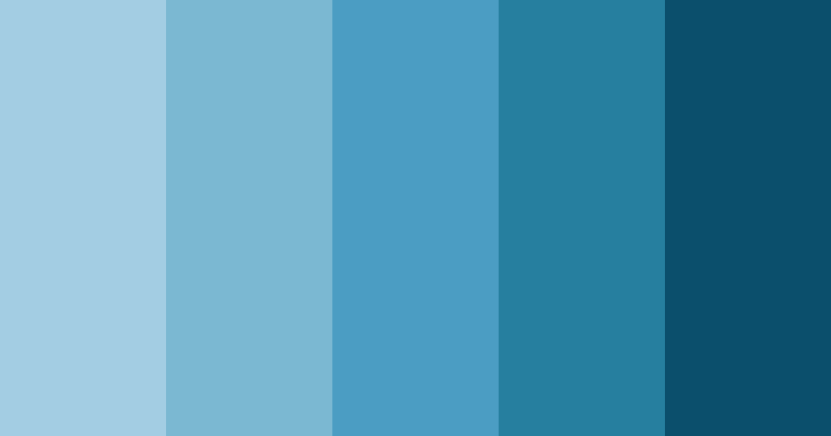 Download cerulean dreams color palette PNG image (landscape)