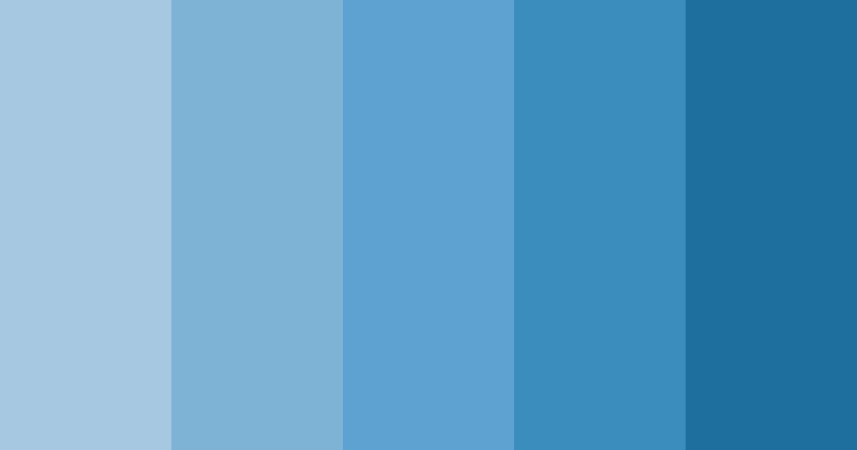 Download azure serenity color palette PNG image (landscape)