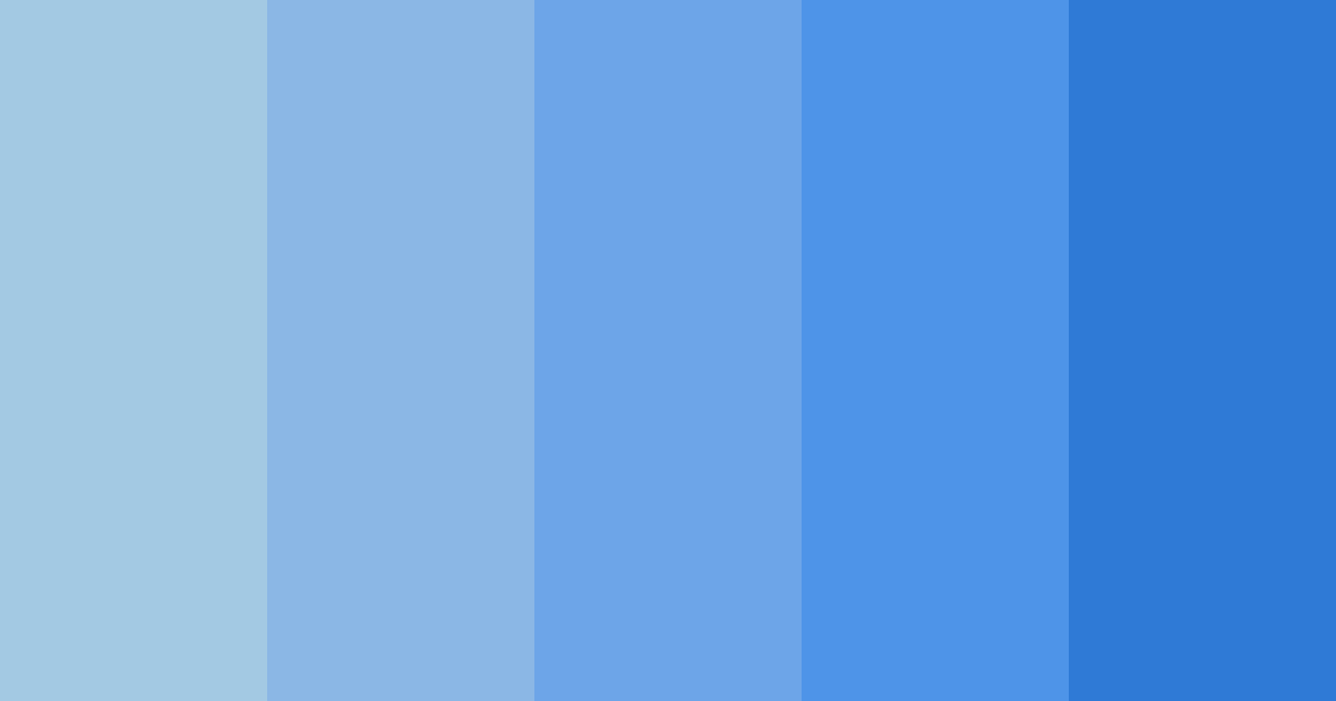 Download azure serenity color palette PNG image (landscape)