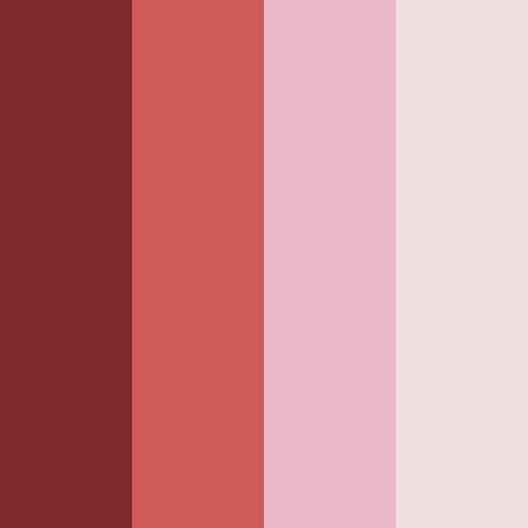 Download dazzling blush color palette PNG image (square)