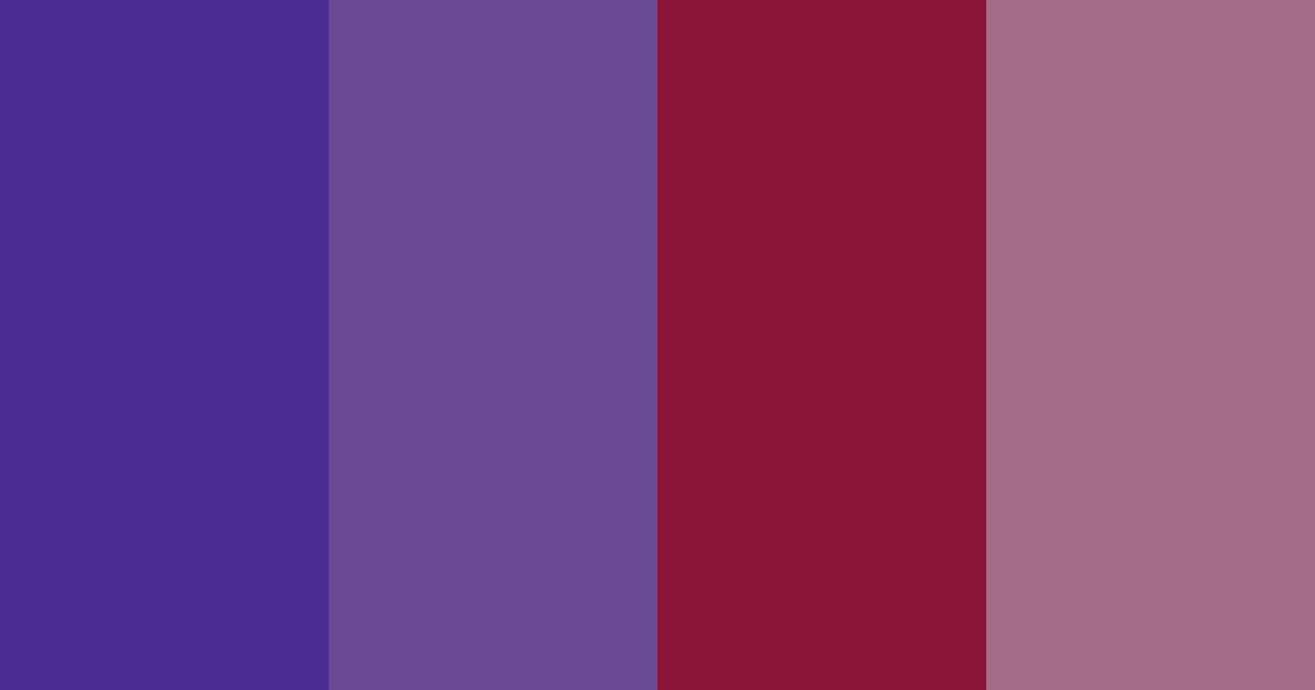 Download indigo garnet elegance color palette PNG image (landscape)