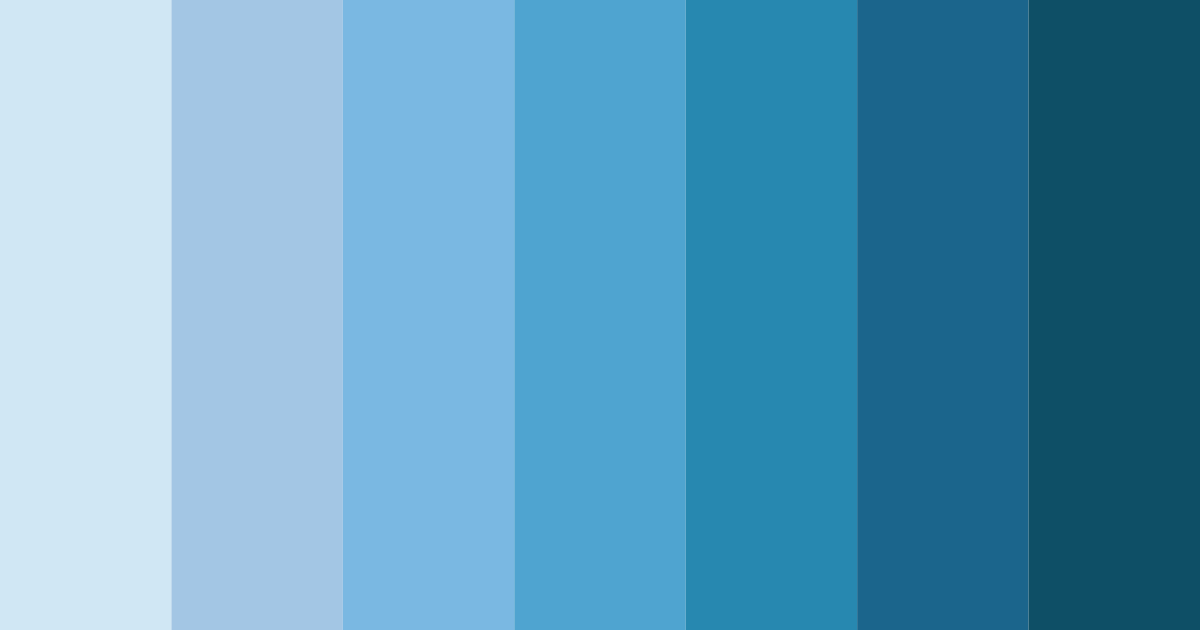 Download azure dreams color palette PNG image (landscape)