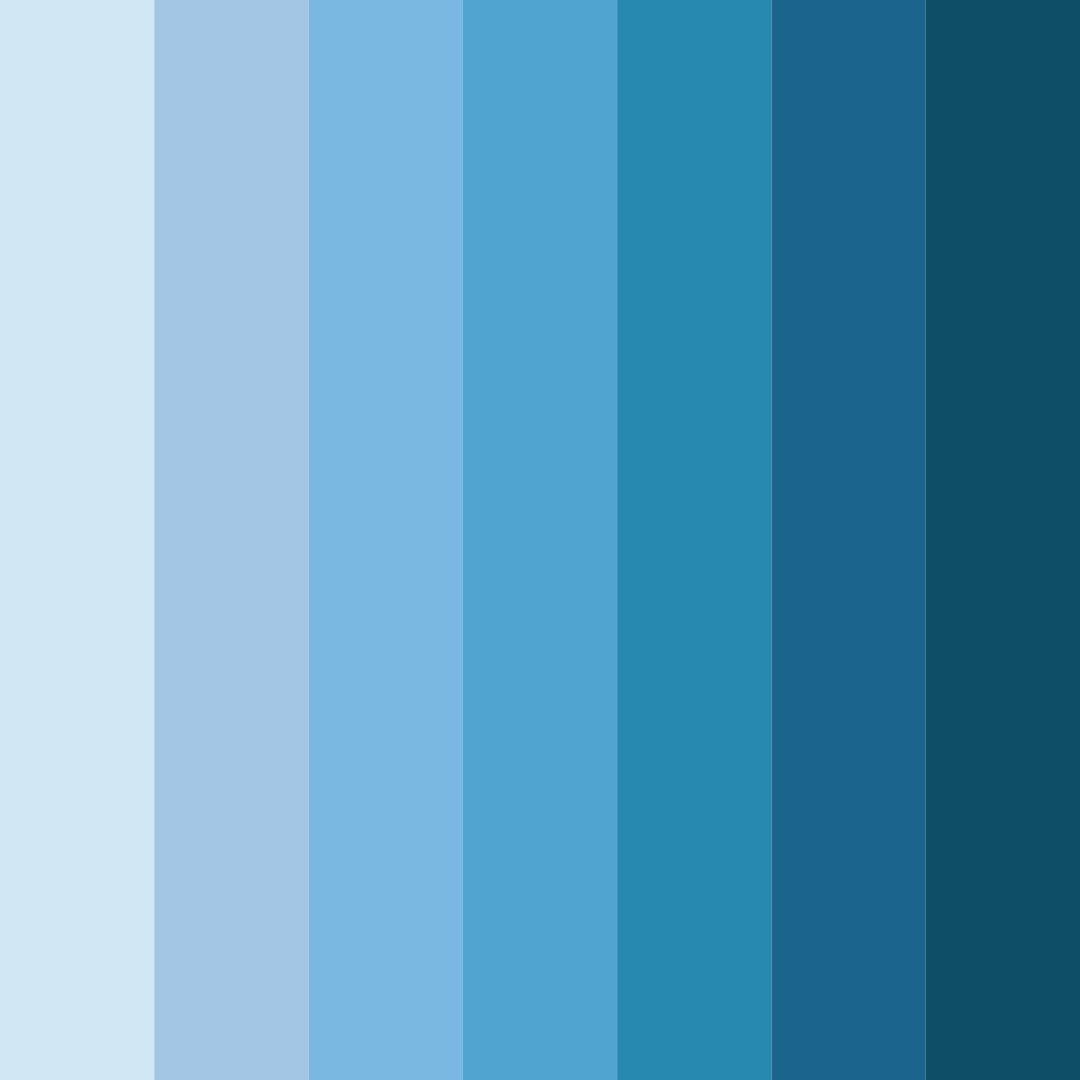 Download azure dreams color palette PNG image (square)