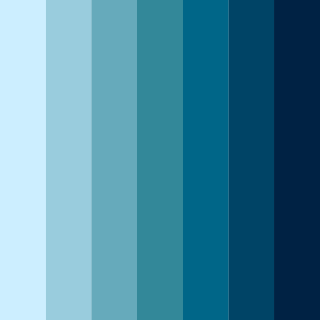 Download light blue color palette PNG image (square)