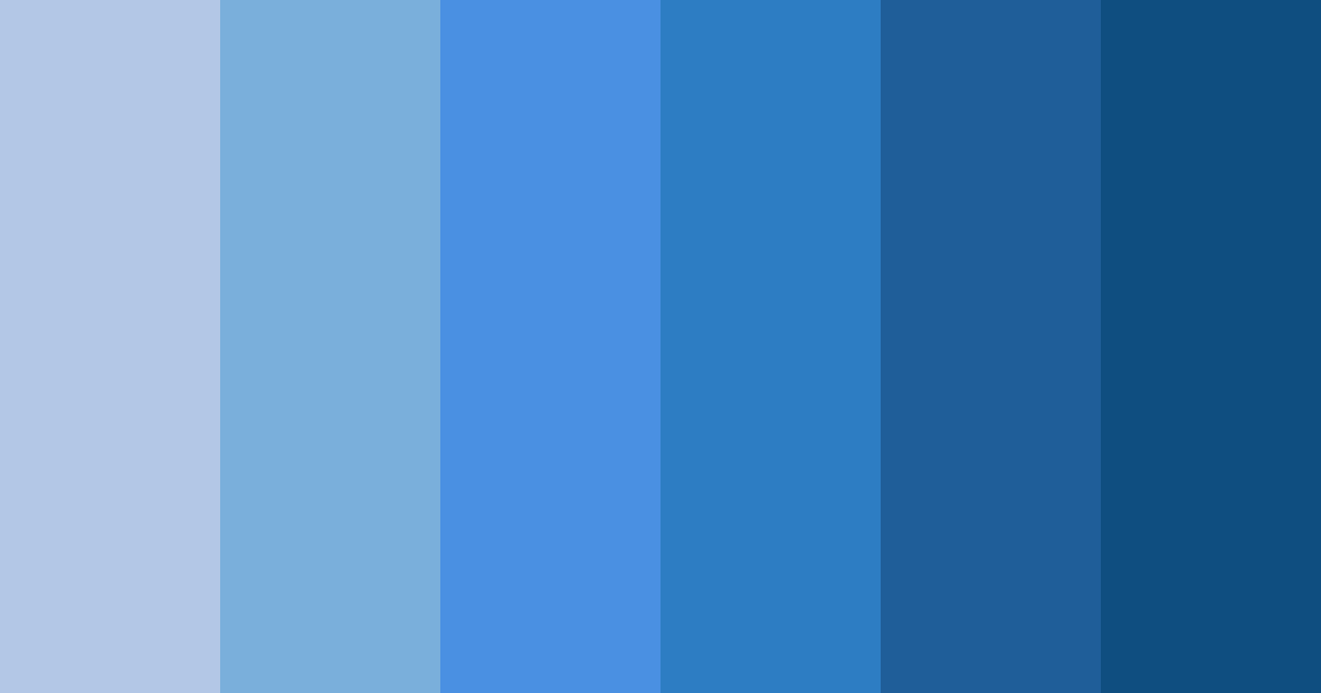 Download majestic azure color palette PNG image (landscape)