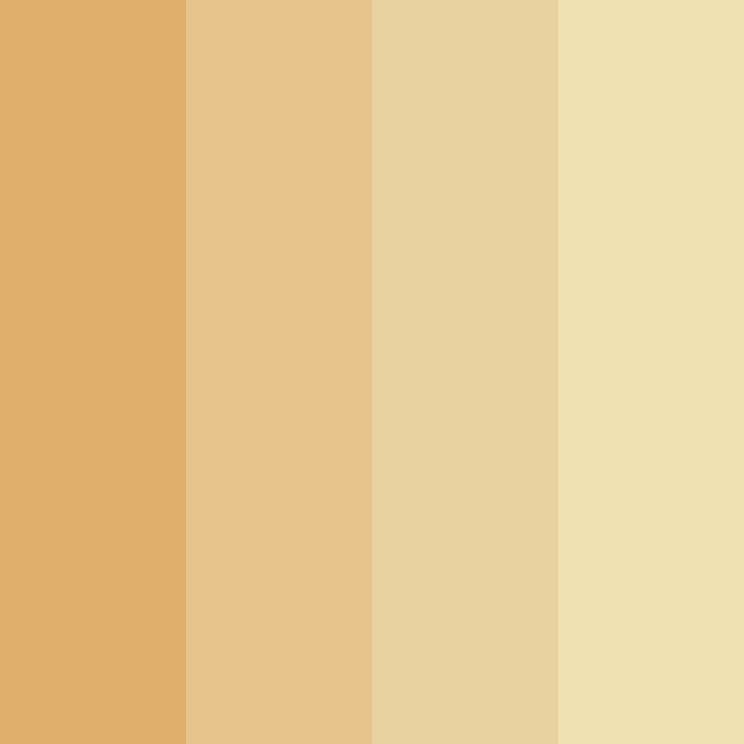 Download saffron sands color palette PNG image (square)