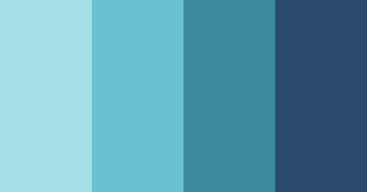 Download teal and purple serenity color palette PNG image (landscape)