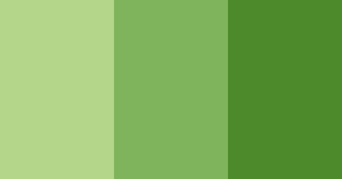 Download lush green harmony color palette PNG image (landscape)