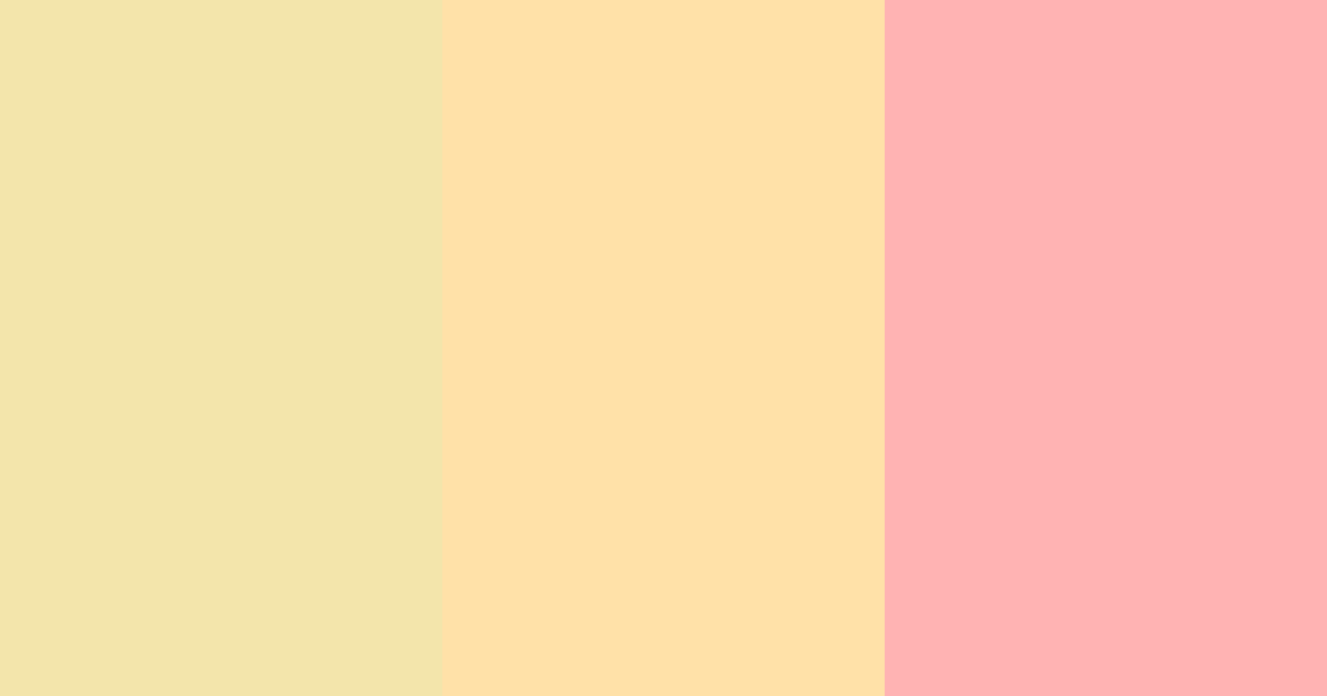 Download soft yellow color palette PNG image (landscape)