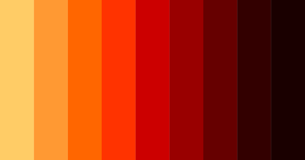 Download embers of the inferno color palette PNG image (landscape)