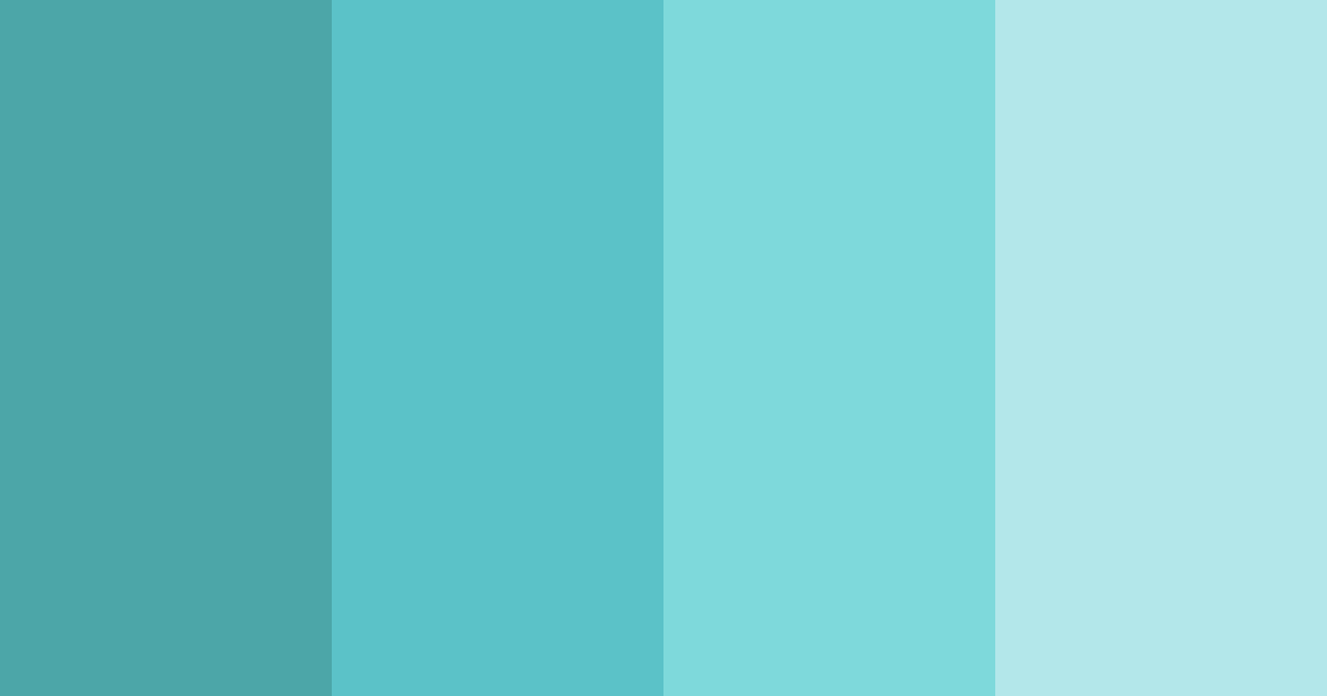 Download smoky turquoise color palette PNG image (landscape)