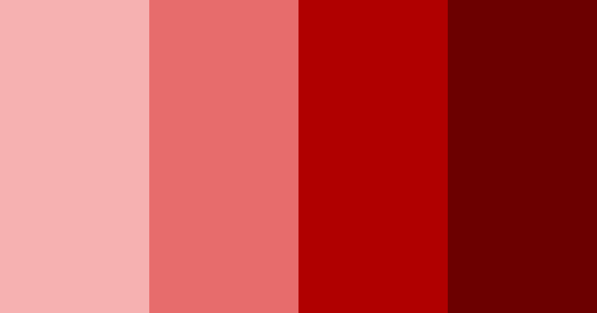 Download deep red color palette PNG image (landscape)