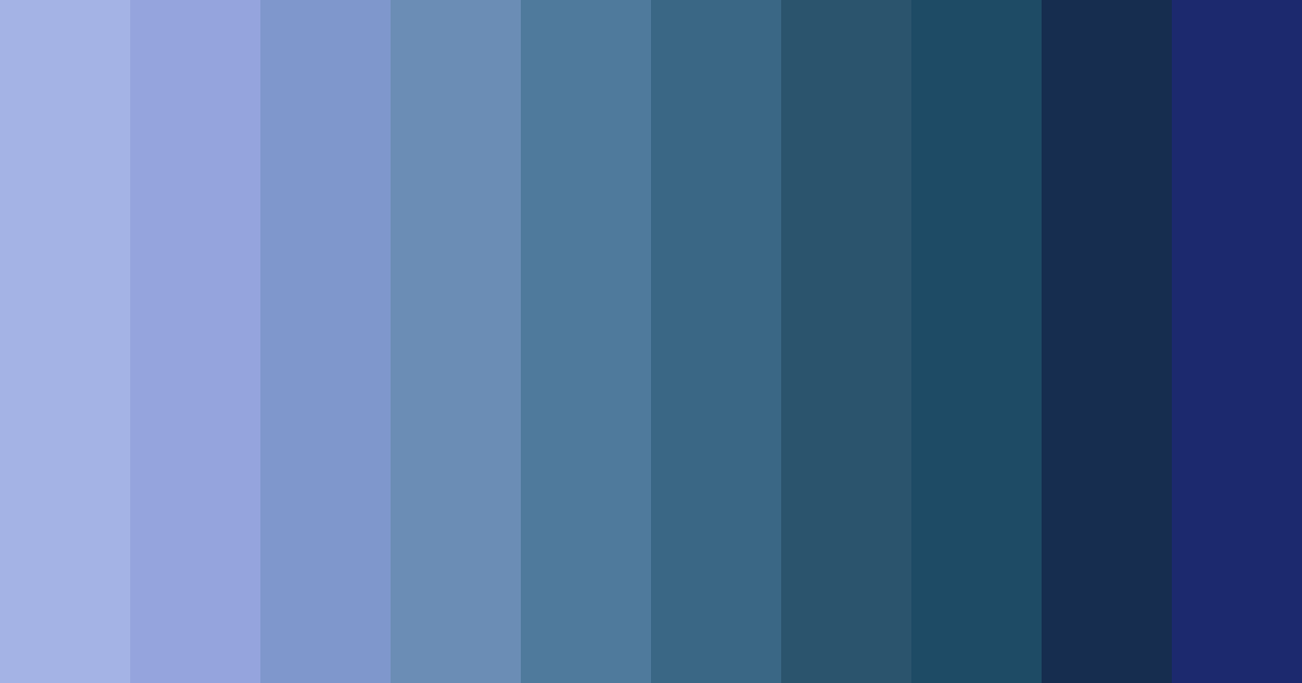 Download deep ocean whispers color palette PNG image (landscape)