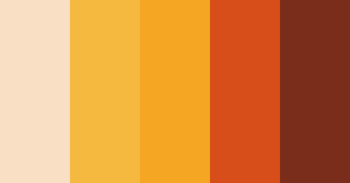 Download warm sunset color palette PNG image (landscape)