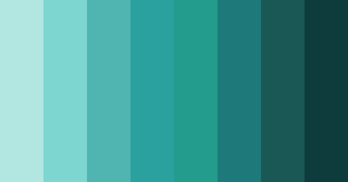 Download tropical serenity color palette PNG image (landscape)