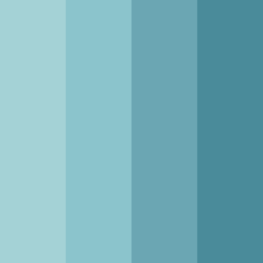 Download serene waters color palette PNG image (square)