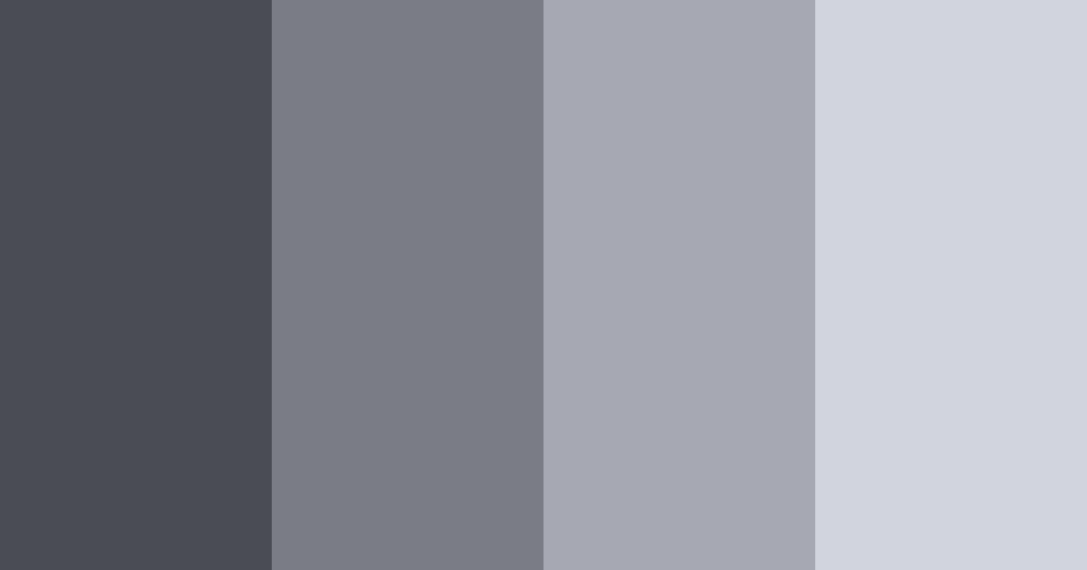 Download shades of gray color palette PNG image (landscape)