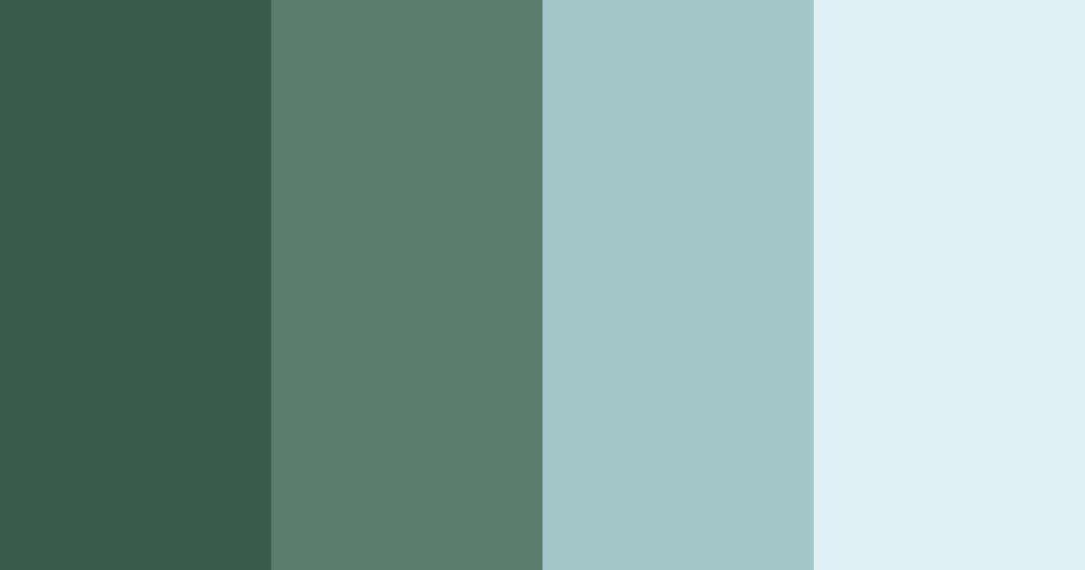 Download icy forest pearl color palette PNG image (landscape)