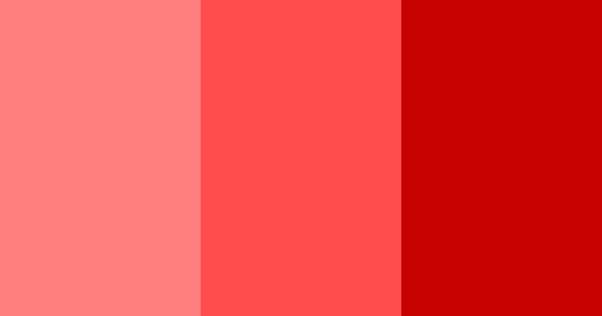 Download bright red fire color palette PNG image (landscape)