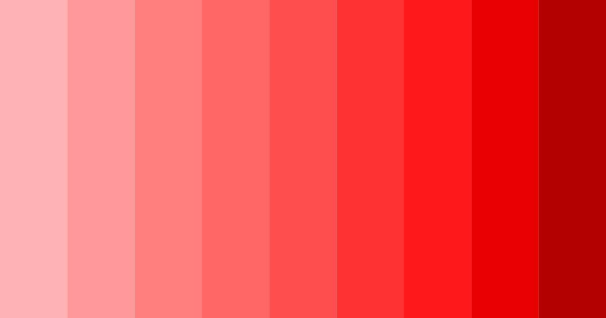 Download bright red color palette PNG image (landscape)