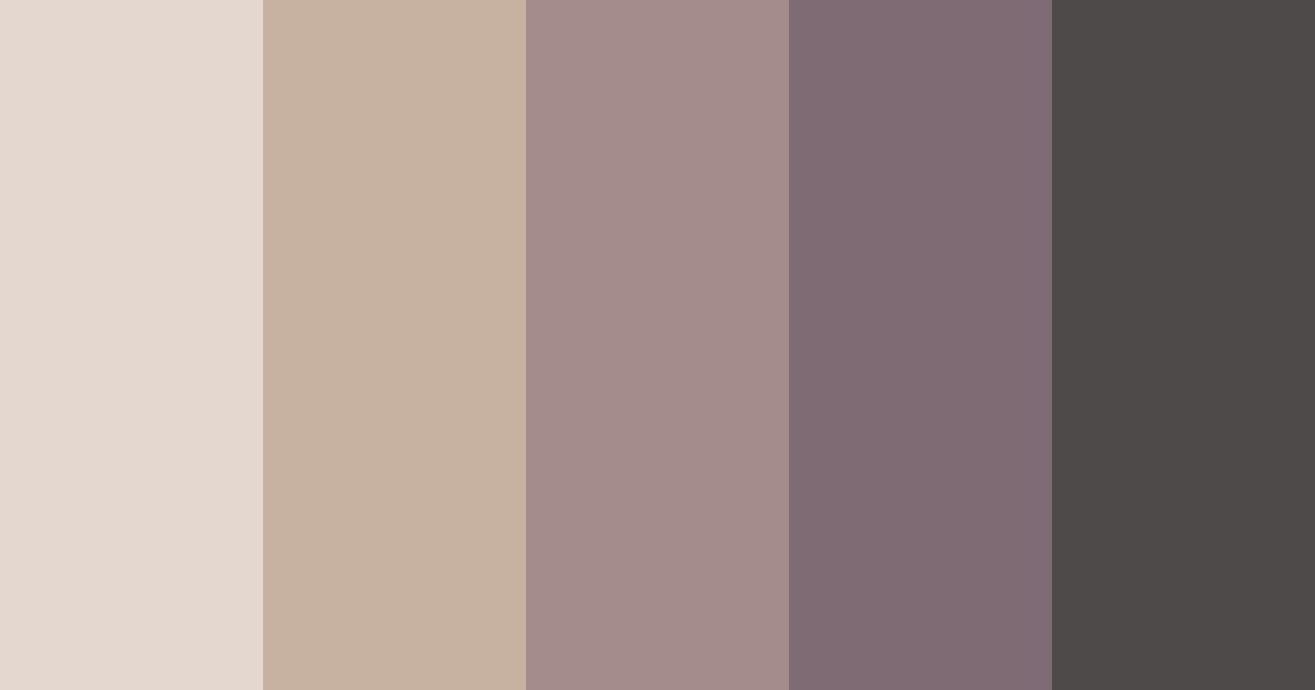 Download muted brown color palette PNG image (landscape)