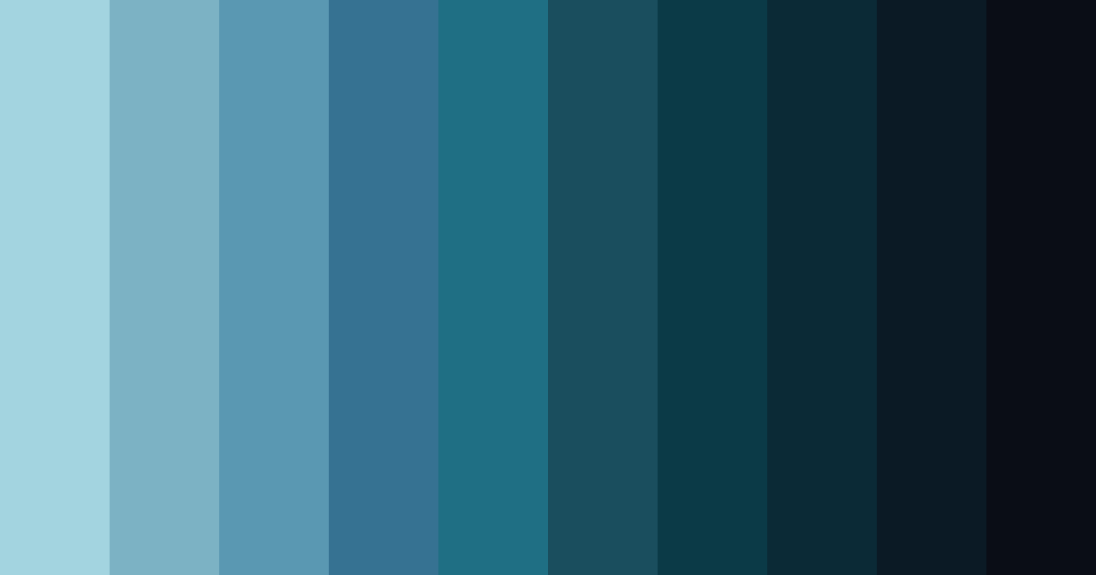 Download tidal tranquility color palette PNG image (landscape)