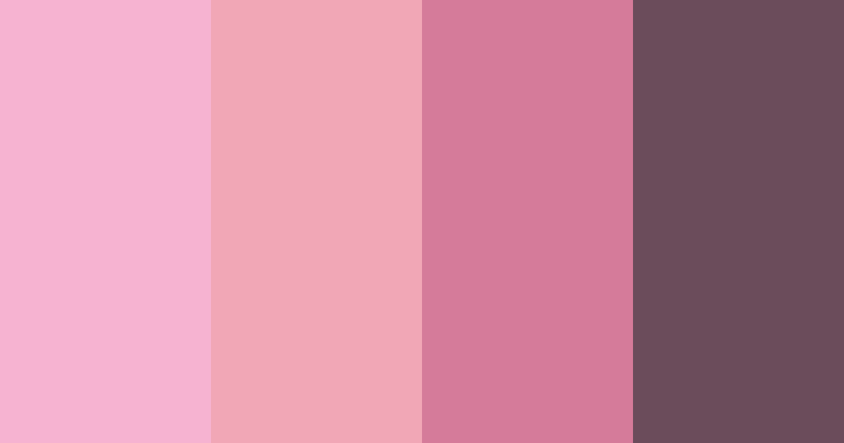 Download pink tulip color palette PNG image (landscape)