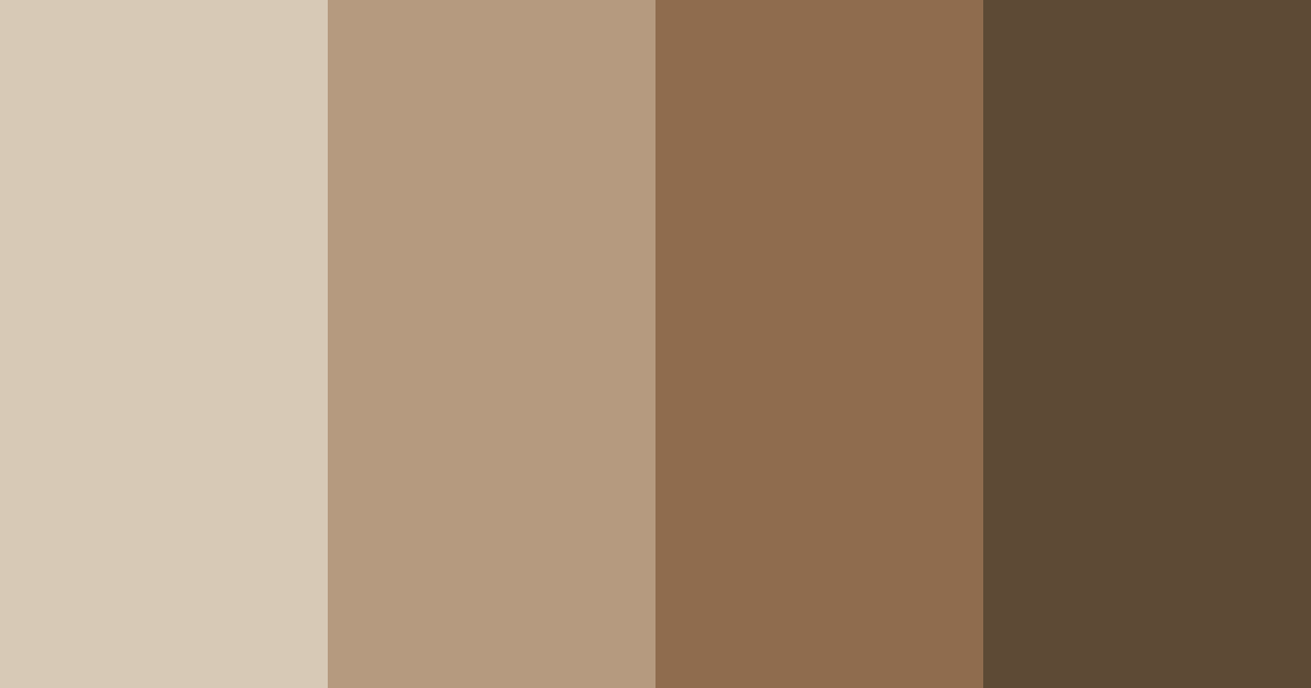 Download coffee brown color palette PNG image (landscape)