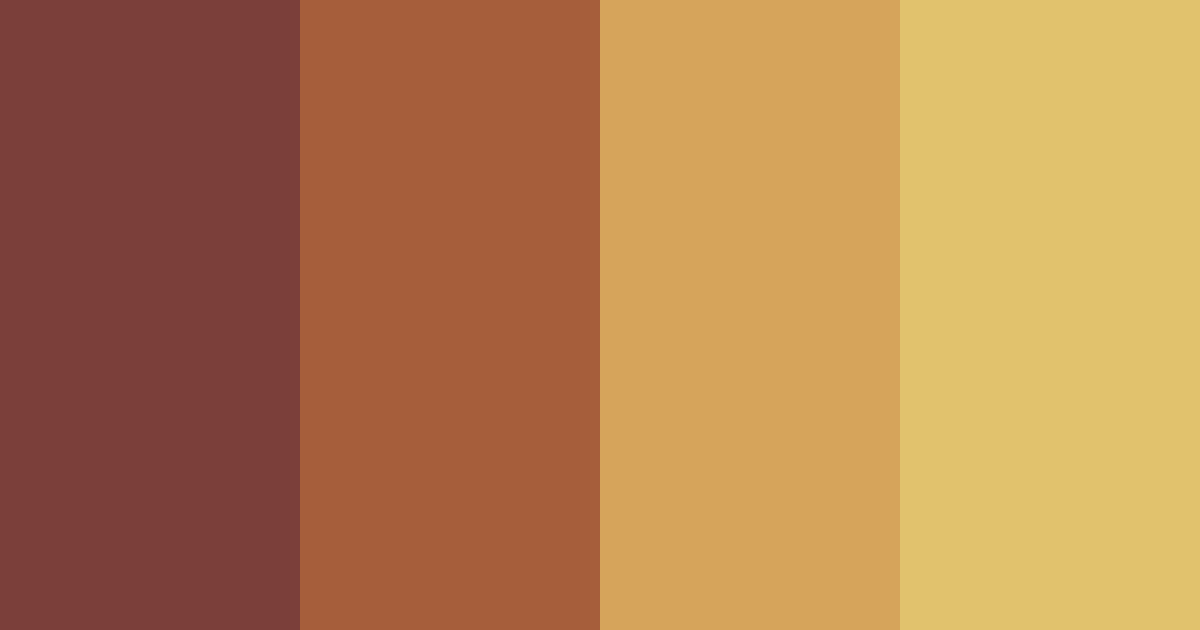 Download citrine cinnamon color palette PNG image (landscape)