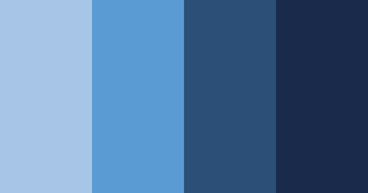 Download nebulas blue color palette PNG image (landscape)