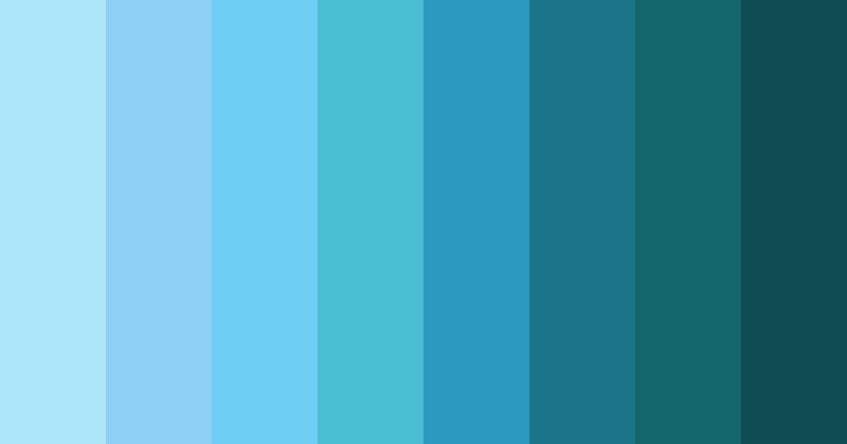 Download oceanic breeze color palette PNG image (landscape)