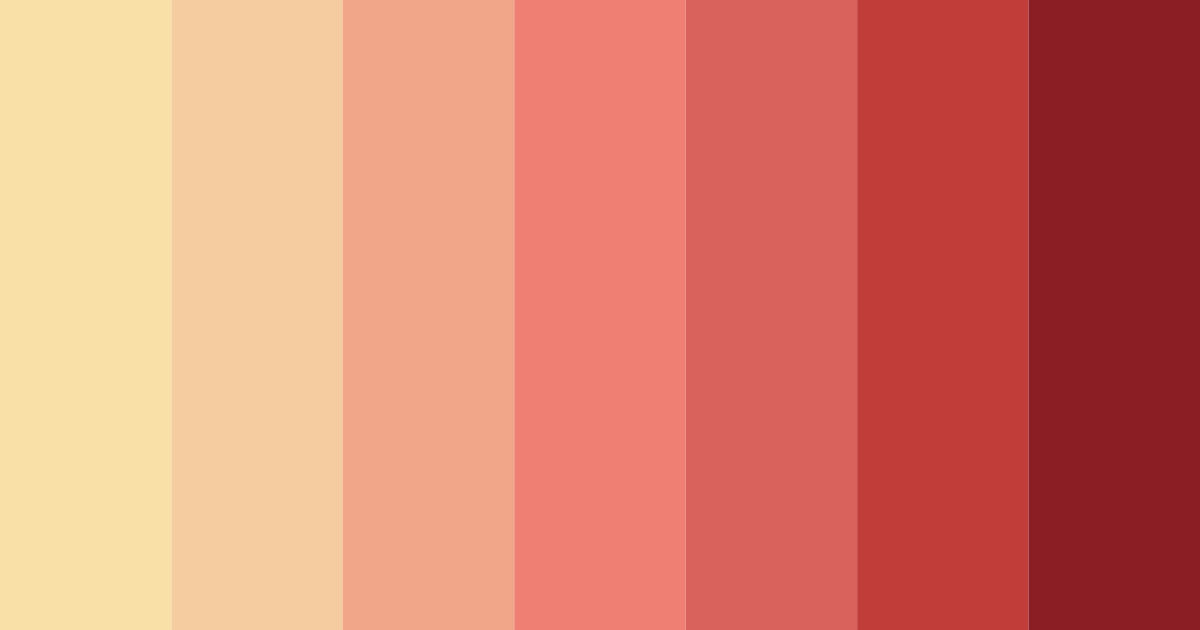 Download sunset whispers color palette PNG image (landscape)