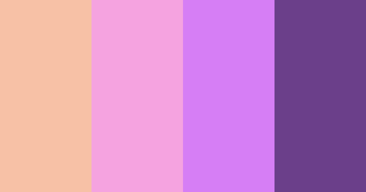 Download purple dream color palette PNG image (landscape)