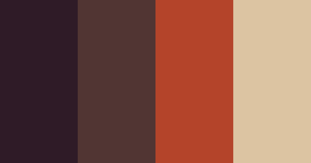 Download midnight mocha color palette PNG image (landscape)