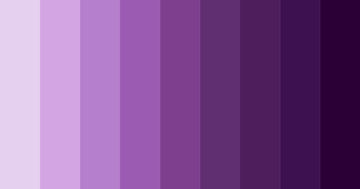 Download violet reverie color palette PNG image (landscape)