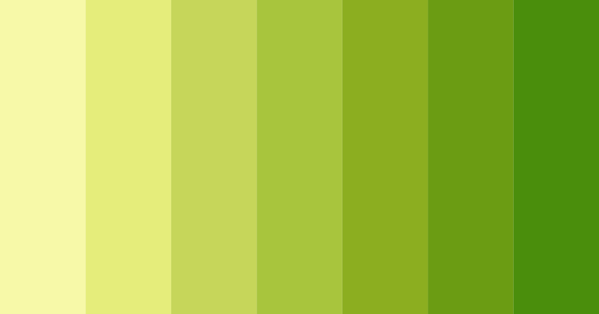 Download lush green symphony color palette PNG image (landscape)