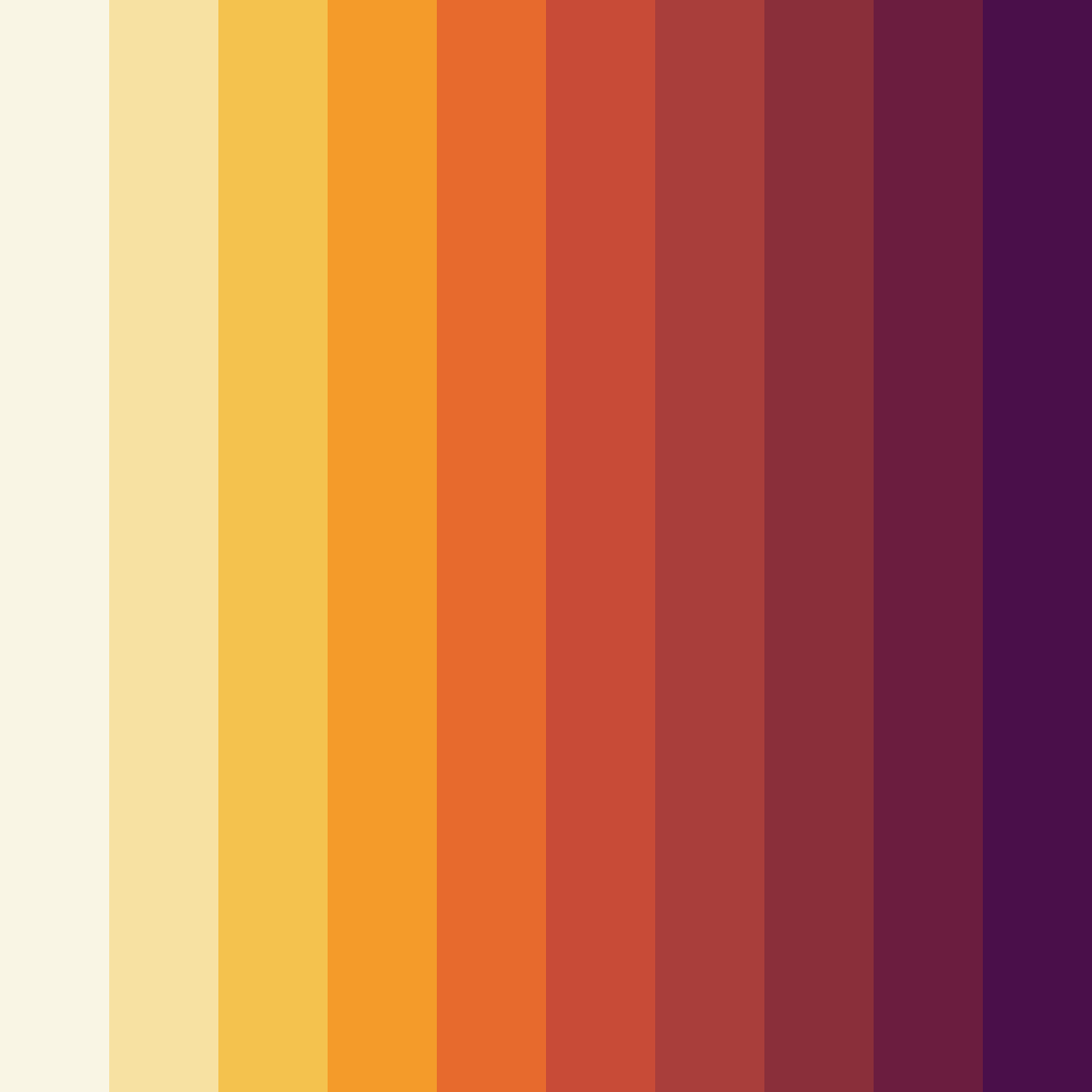 Download autumn's embrace color palette PNG image (square)