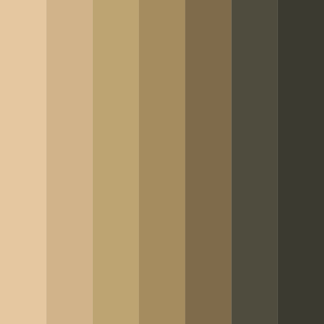 Download ethereal earthtones color palette PNG image (square)