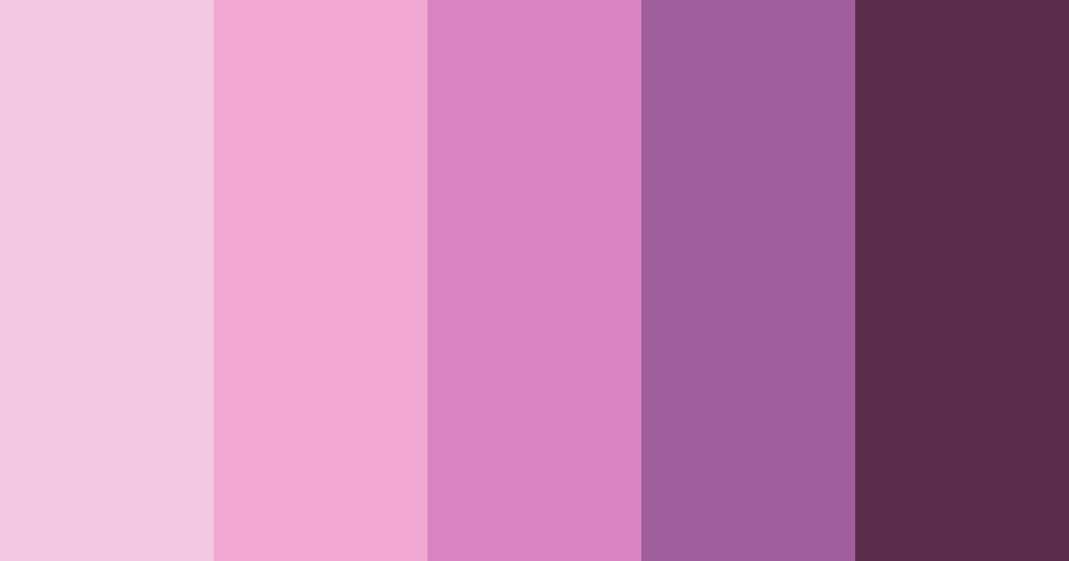 Download pink twilight color palette PNG image (landscape)