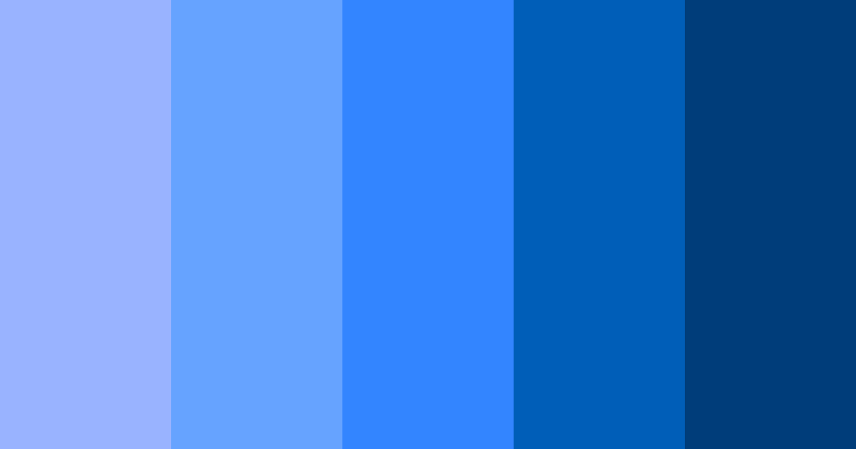 Download azure cascade color palette PNG image (landscape)