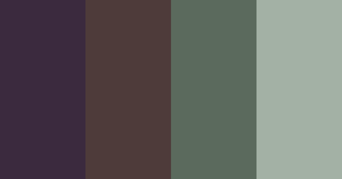 Download midnight jungle color palette PNG image (landscape)