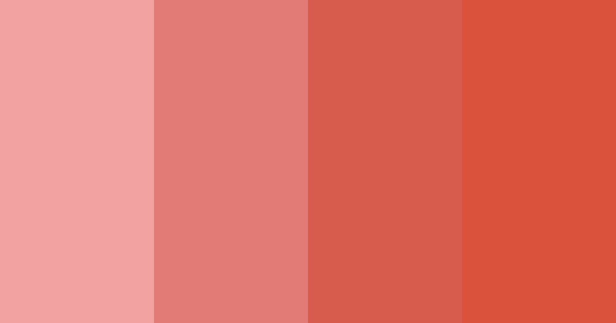 Download red sunset color palette PNG image (landscape)